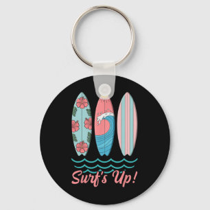 Porte-clés La vague est belle Planche de surf mignonne Été Pl