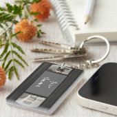 Porte-clés La vidéo-cassette de VHS (Devant droit)