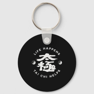 Porte-clés La vie arrive Tai Chi aide illustration
