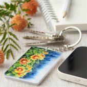 Porte-clés La vie, c'est le voyage - Matin Mist (Devant droit)