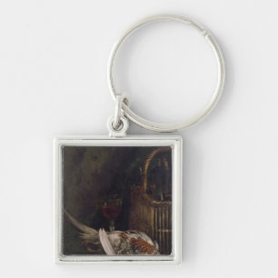 Porte-clés La vie de Claude Monet toujours avec un faisan,