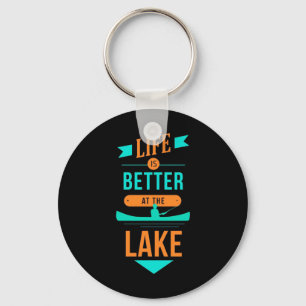 Porte-clés La Vie De Kayak Est Meilleure Au Lac