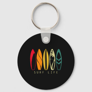 Porte-clés La vie de surf Surf vintage Planche de surf rétro