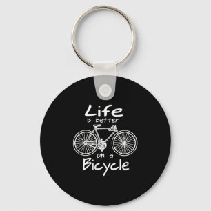 Porte-clés La Vie Des Femmes Est Meilleure Sur Un Vélo Drôle