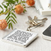 Porte-clés La Vie drôle ne devrait pas être un voyage vers la (Côté)