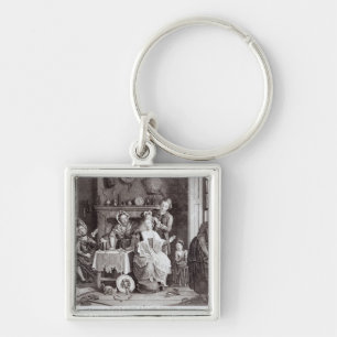 Porte-clés La vie élevée au-dessous des escaliers