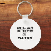 PORTE-CLÉS LA VIE EN FLAMBÉE EST MEILLEURE (Recto)