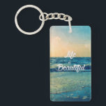 Porte-clés La vie est belle<br><div class="desc">La vie est belle #quote #motivation #mer #lifebeautiful</div>