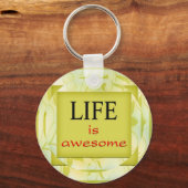 Porte-clés La vie est géniale (Recto)