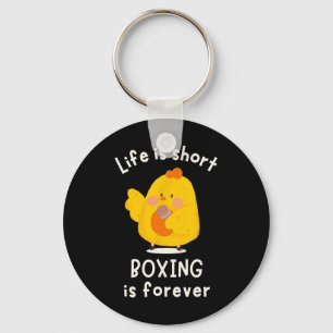 Porte-clés La Vie Est La Boxe Courte Est Une Motivation Forma