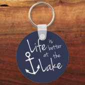 PORTE-CLÉS LA VIE EST MEILLEURE AU LAC | (Recto)