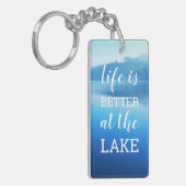 Porte-clés "La vie est meilleure au lac" Lake House (Devant gauche)