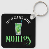 Porte-clés La Vie Est Meilleure Avec Mojitos (Dos)