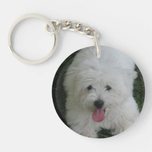 Porte-clés La vie est meilleure avec un porte - clé de coton