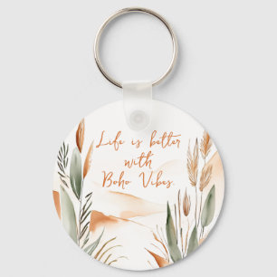 Porte-clés La vie est meilleure avec Vibes Boho - Boho person