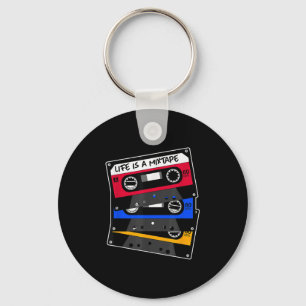 Porte-clés La Vie Est Mixtape Old School Cette Tape
