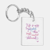 Porte-clés La vie est plus compliquée croissance personnelle (Devant gauche)