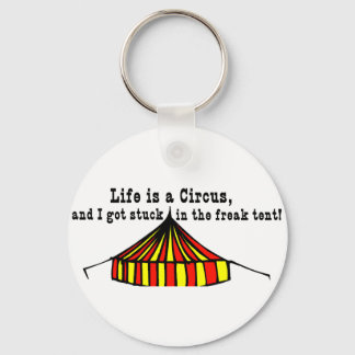 Porte-clés La vie est un cirque