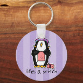 Porte-clés la vie est un point (Recto)