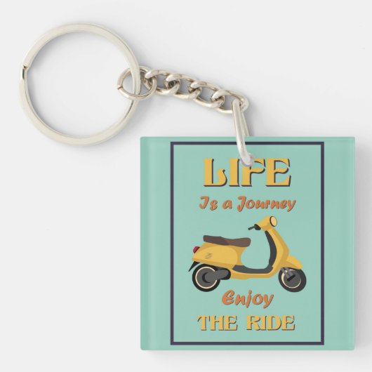 Porte-clés La vie est un Porte - clé de voyage (Devant)