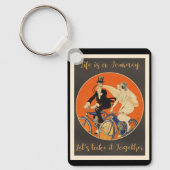 Porte-clés La vie est un voyage, l'amour, (Recto)