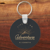 Porte-clés La vie est une aventure Explore Dream Découvrir (Recto)