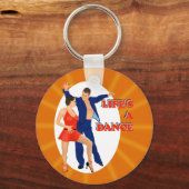 Porte-clés La vie est une danse (Recto)