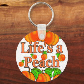 Porte-clés La vie est une pêche (Recto)