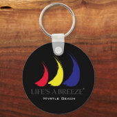 Porte-clés La vie est une plage de Breeze®_Paint-The-Wind_Myr (Recto)
