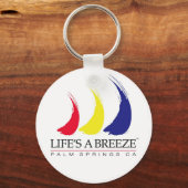 Porte-clés La vie est une source Breeze™_Paint-The-Wind_Palm (Recto)