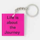 Porte-clés La vie sur le voyage (Dos)