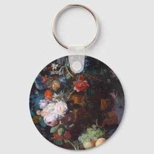 Porte-clés La vie toujours avec les fleurs et le fruit, janv.