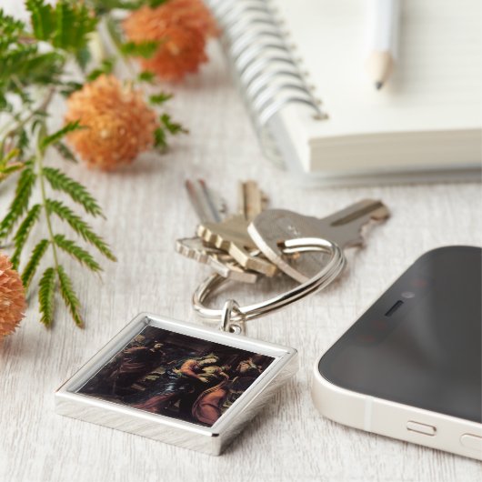 Porte-clés La visite (Côté)