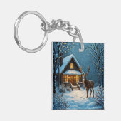 Porte-clés La visite de Noël enneigée de Big Buck (Devant gauche)