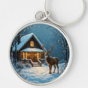 Porte-clés La visite de Noël enneigée de Big Buck