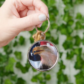 Porte-clés La voix de la liberté américaine (Main)