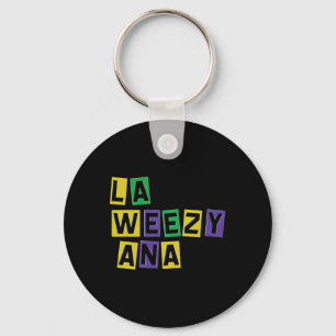 Porte-clés La Weezy Ana Mardi Gras Louisiana La Weezy Ana Car