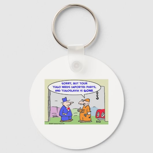 Porte-clés la yougoslavie a importé des pièces (Recto)