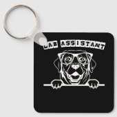 Porte-clés Lab Assistant Labrador Lover Labrador Retriking Do (Recto)