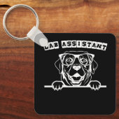 Porte-clés Lab Assistant Labrador Lover Labrador Retriking Do (Recto)