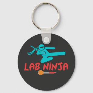 PORTE-CLÉS LAB NINJA - PORTE - CLÉ SCIENTIFIQUE MÉDICALE LAB