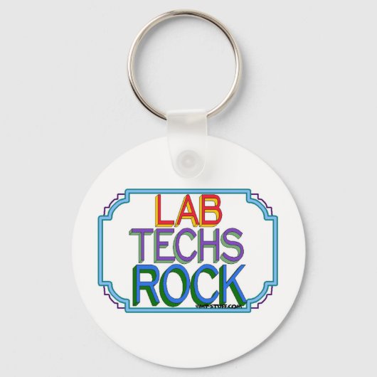 Porte-clés Lab Techs Rock (Recto)