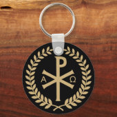 Porte-clés Labarum - Chi Rho - Norme impériale romaine (Recto)