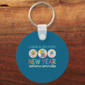 Porte-clés Labor &amp; Delivery 2026 New Year Welcome Committ (Recto)