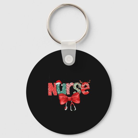 Porte-clés Labor & Delivery Nurse Stethoscope & Bow L (Recto)