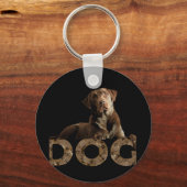 Porte-clés Laboratoire de chocolat Laying Lounge sur le mot D (Recto)