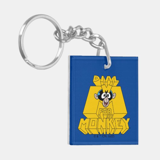 Porte-clés Laboratoire de Dexter - Composez M pour singe (Devant gauche)