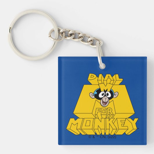 Porte-clés Laboratoire de Dexter - Composez M pour singe (Devant)