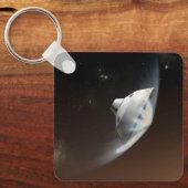 Porte-clés Laboratoire des sciences de Mars - Capsule Aérocoq (Recto)