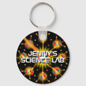 Porte-clés Laboratoire scientifique personnalisé (Recto)